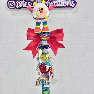 Twink, Rainbow Brite beadable pen; fancy pen